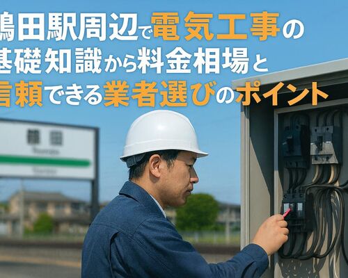24 鶴田駅 電気工事