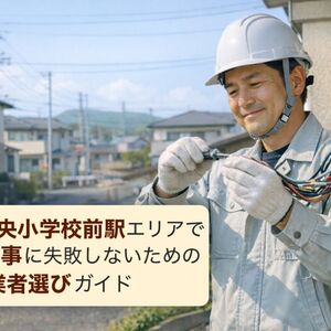 24 平石中央小学校前駅 電気工事