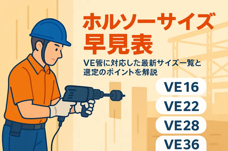 30電気工事 ホルソー サイズ