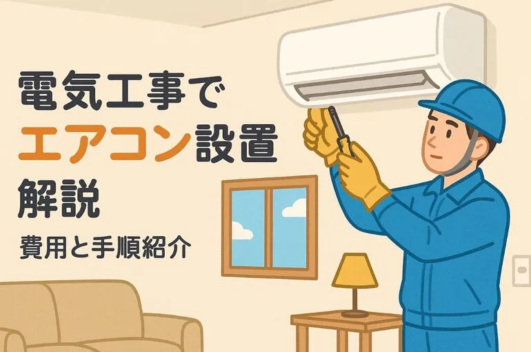 06電気工事 エアコン