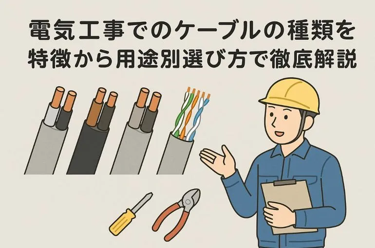 18電気工事 ケーブル 種類