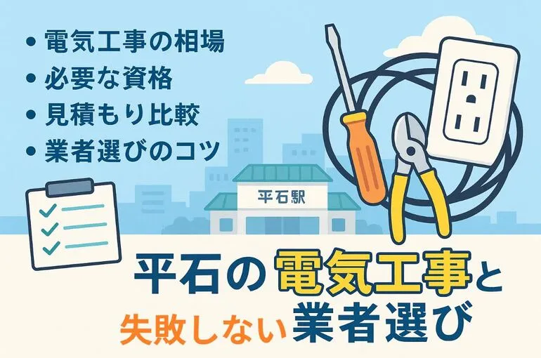 30 平石駅 電気工事